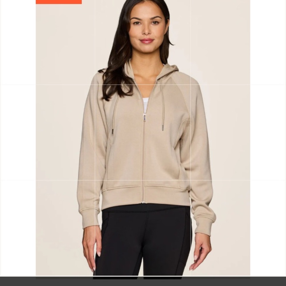 Abercrombie & Fitch Sweatshirt Hoodie in Peach Color.